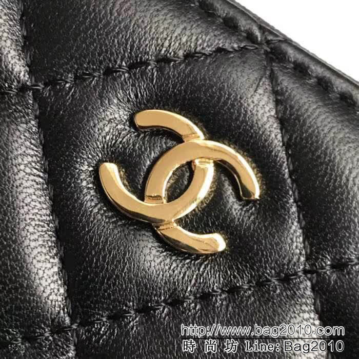 CHANEL香奈兒 頂級原單 原廠綿羊皮 女款拉鏈錢包 A50097  DJC2504